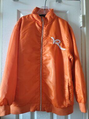 Rocawear Men's Vintage Orange and White Jacket